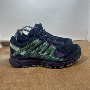 Salomon X Mission 3 Shoes Women Size 7 Navy Trail Running Hiking Comfort Walking